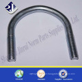 Metal flat stirrup U bolt